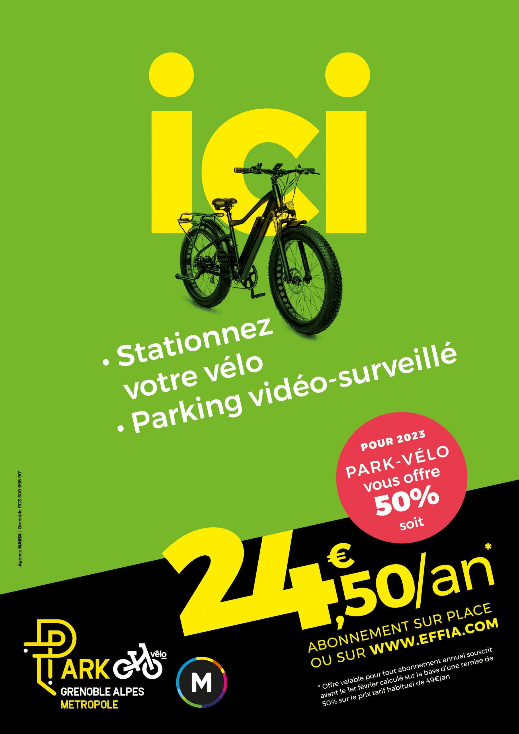 Stationnez votre vélo dans un parking sécurisé